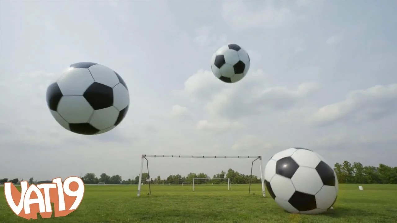 Will a soccer ball go farther filled with helium or air?